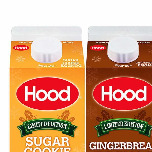 Hood Eggnog Packaging