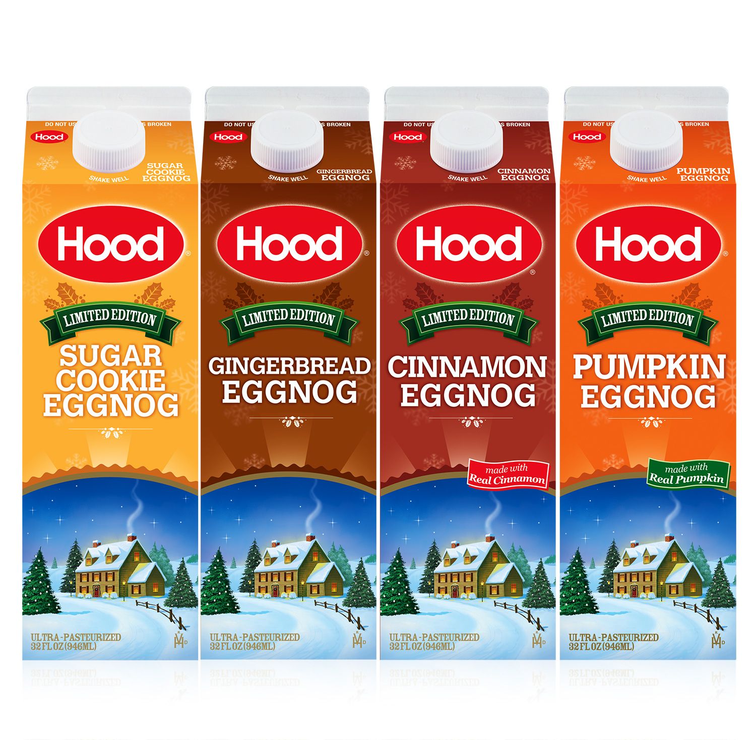 hood eggnog packaging design